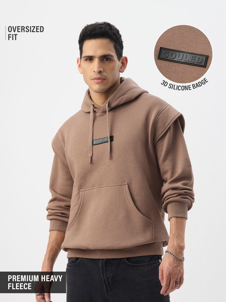 Korean Hoodie: Desert Dune Men Oversized Hoodies