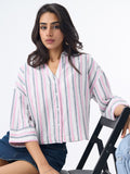 Cotton Linen Shirt: Linette Women Oversized Shirts