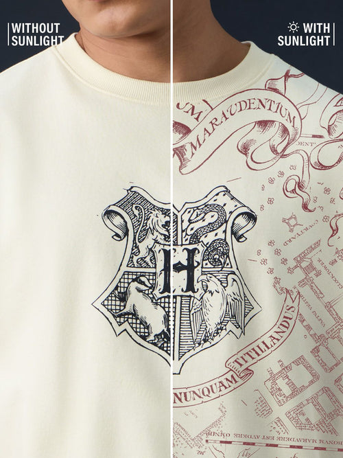 Harry Potter: Marauder's Map (Solar) Oversized T-Shirts