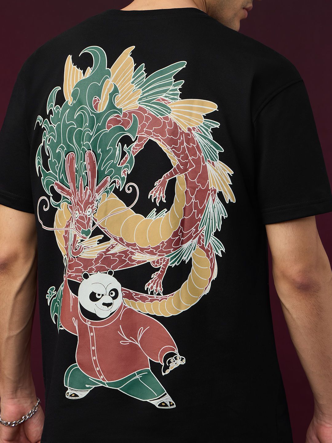 Kung Fu Panda: Glow Po Oversized T-Shirts