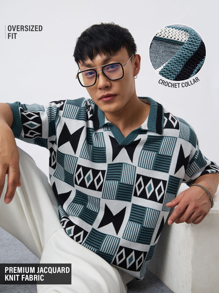 Jacquard: Kaleido Classic Polos