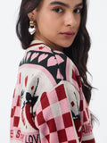 TSS Originals: Berry Love Women Oversized Sweaters