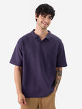 Solids: Berry Blue Oversized Polos