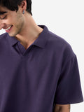 Solids: Berry Blue Oversized Polos