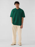 Varsity T-shirt: Emerald Green Oversized T-Shirts