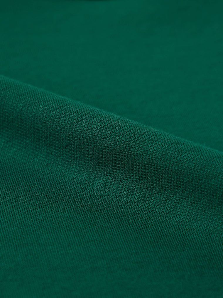 Varsity T-shirt: Emerald Green Oversized T-Shirts