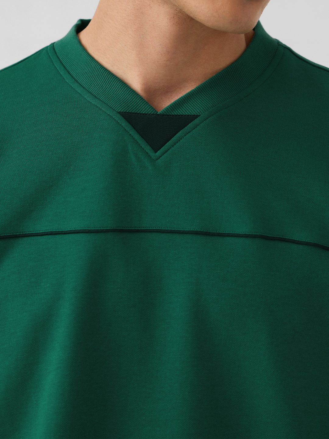 Varsity T-shirt: Emerald Green Oversized T-Shirts