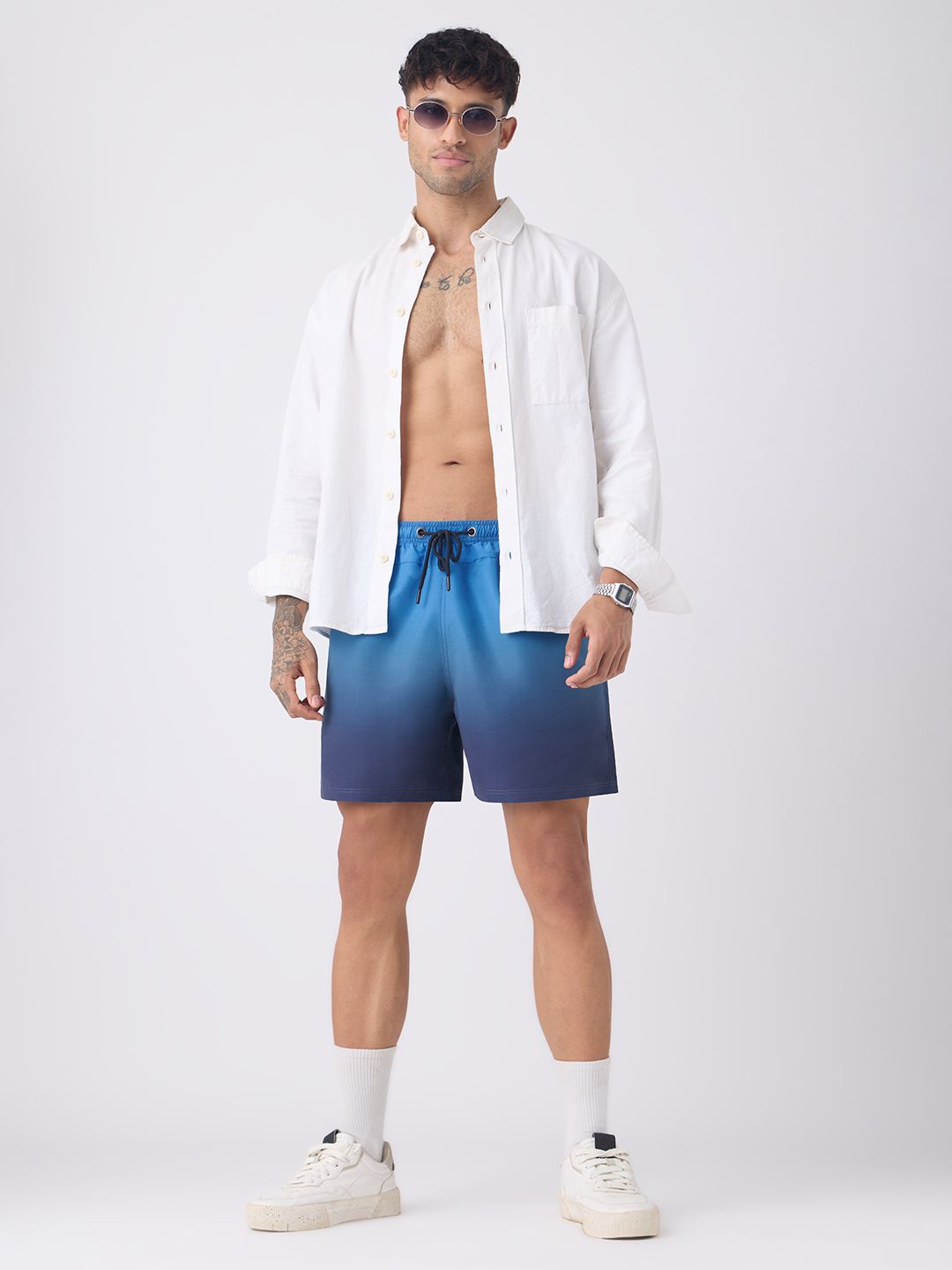 Swim Shorts: Mosaic Men Swimwear Shorts