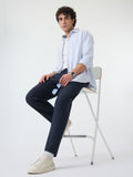 Pleated Pants: Marine Men Super Flex Pants