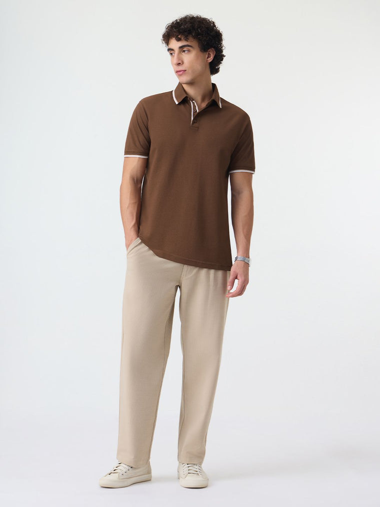 Pique Polo: Biscuit Classic Polos