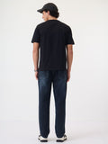 Straight-Fit Denim: Blue Drift Men Straight Fit Jeans