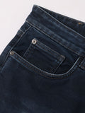 Straight-Fit Denim: Blue Drift Men Straight Fit Jeans