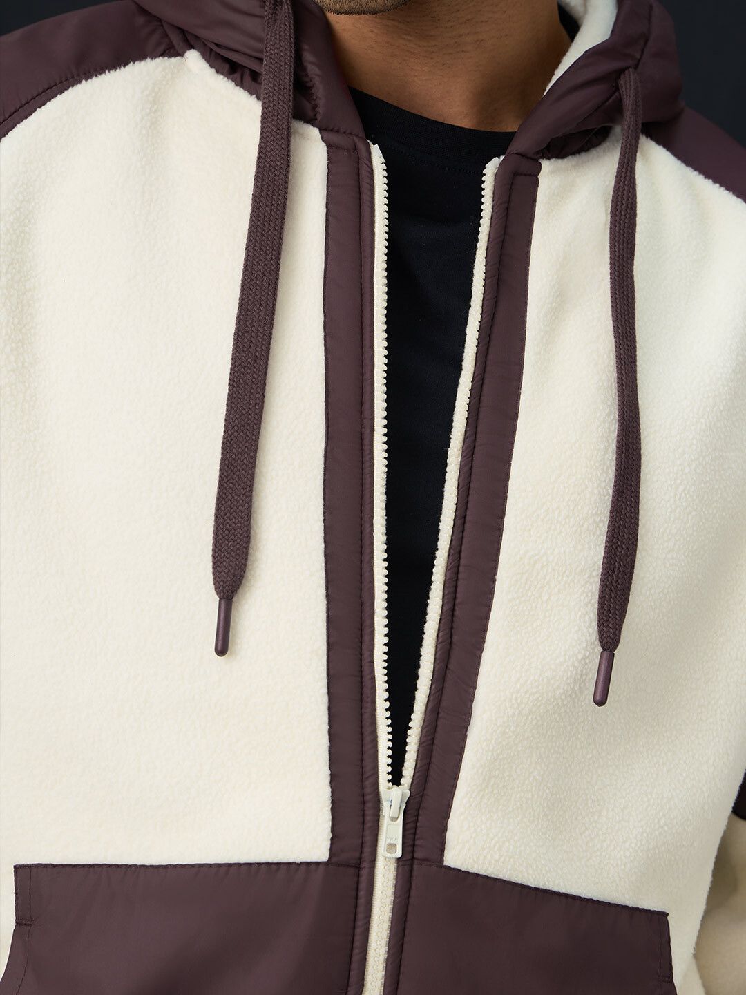 Oversized Hoodie: Berry Clouds Men Oversized Hoodies