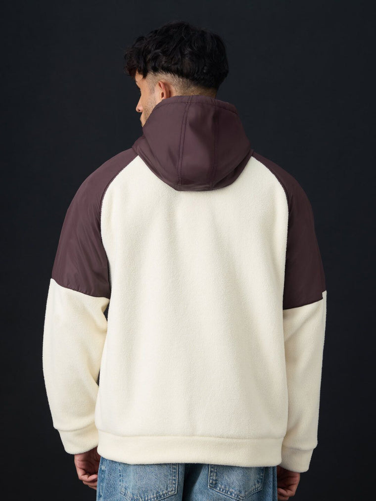 Oversized Hoodie: Berry Clouds Men Oversized Hoodies