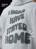 Pullover Hoodie: Just Stay Home Men Oversized Hoodies