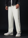 Straight-Fit Joggers: Ivory Men Joggers