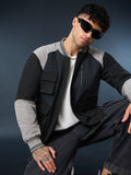 Bomber Jacket: Midnight Edge Men Puffer Jackets