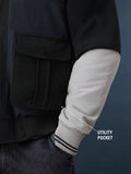 Bomber Jacket: Midnight Edge Men Puffer Jackets