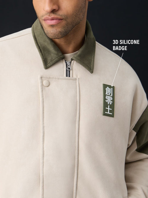 Oversized Jacket: Kanji Jackets