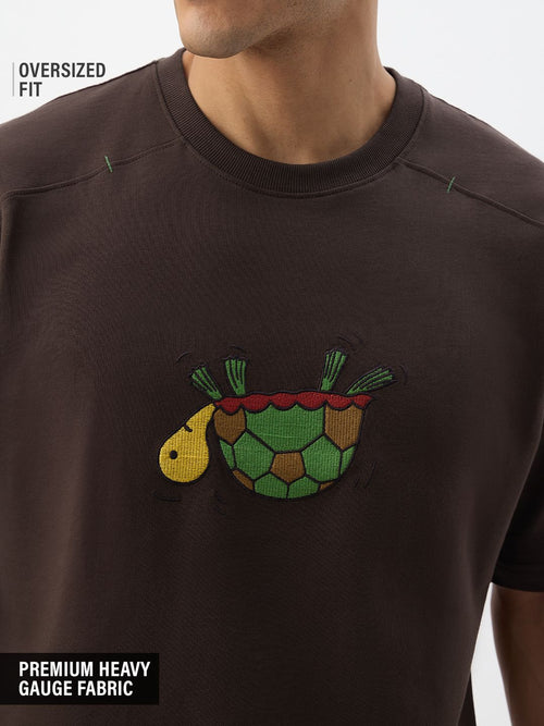 Pets On Prints: Turtle Oversized T-Shirts