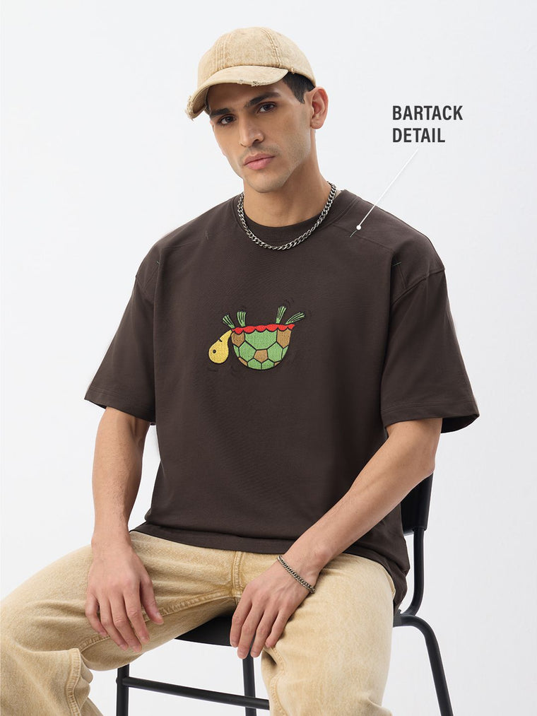 Pets On Prints: Turtle Oversized T-Shirts