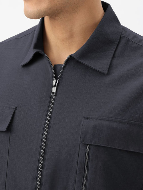 Zipper Shirt: Thundercloud Oversized Shirts