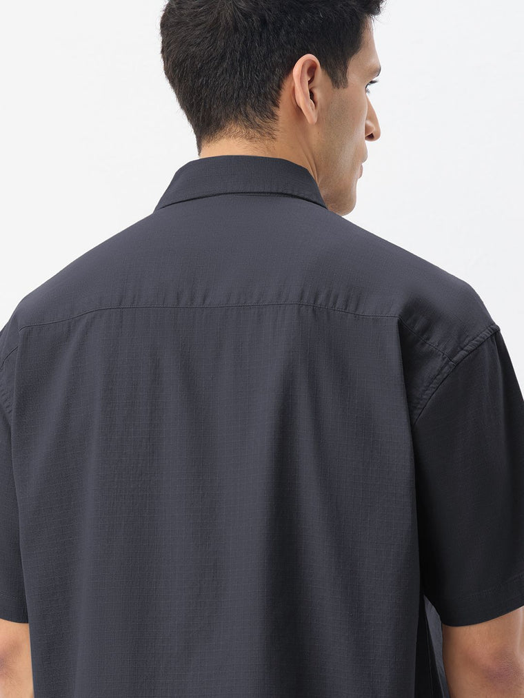 Zipper Shirt: Thundercloud Oversized Shirts