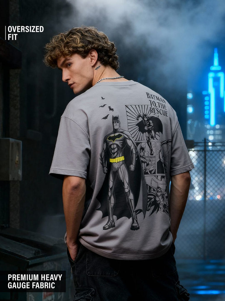 Batman: To The Rescue Oversized T-Shirts