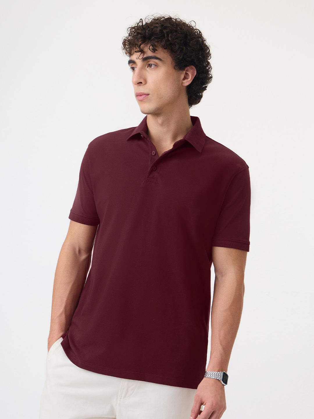 Pique Polo: Sangria Classic Polos