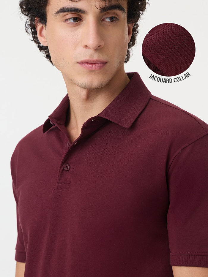 Pique Polo: Sangria Classic Polos