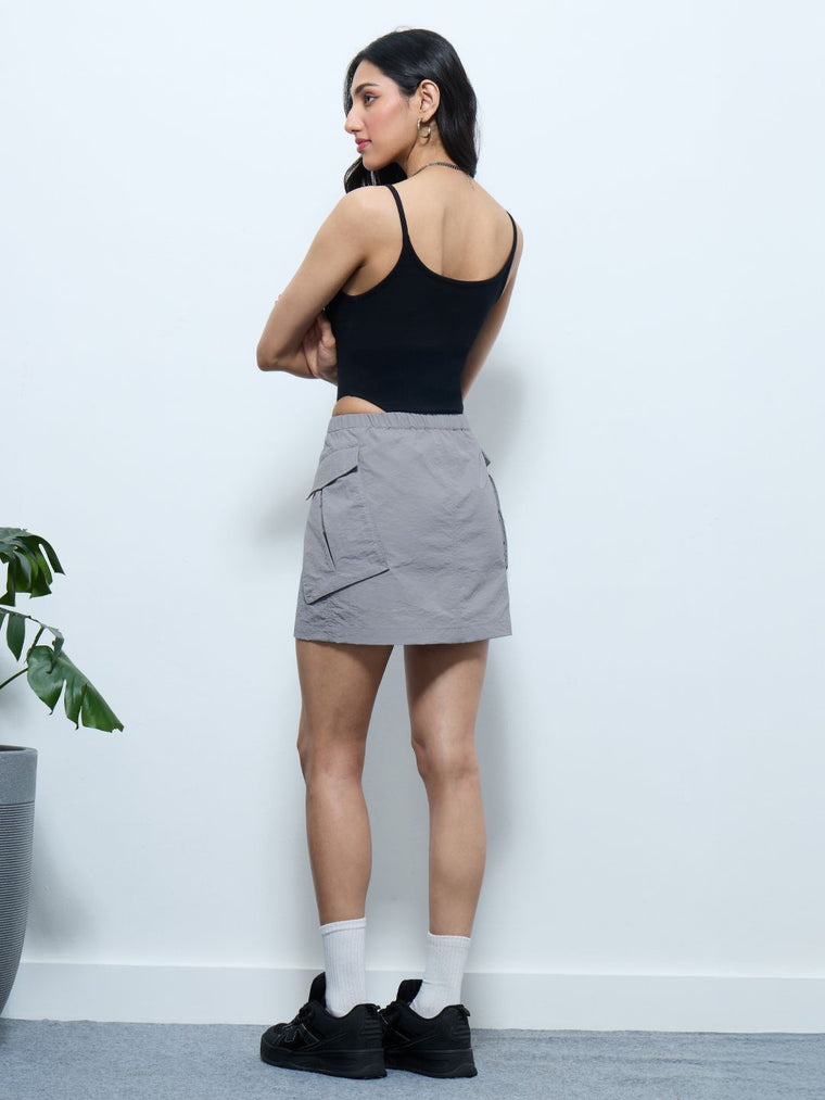 Parachute Skirt: Mist Women Skirts