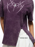 Souled Originals: Gothic Heart Women Oversized T-Shirts
