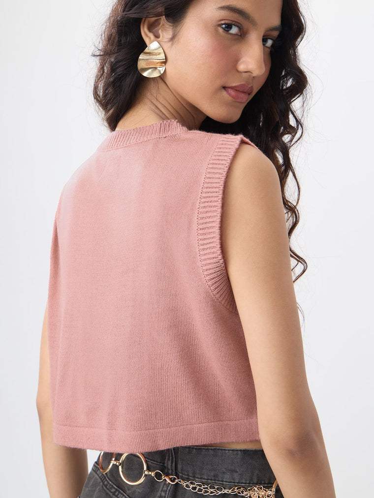 Crop Top: Don't Be A Prick Women Knit Tops