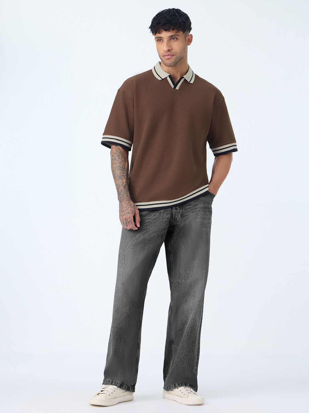 Oversized Polo: Russet Oversized Polos