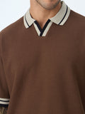 Oversized Polo: Russet Oversized Polos
