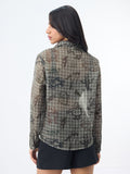 Sheer Shirt: Mystique Women Relaxed Shirts