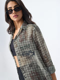 Sheer Shirt: Mystique Women Relaxed Shirts