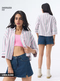 Cotton Linen Shirt: Linette Women Oversized Shirts