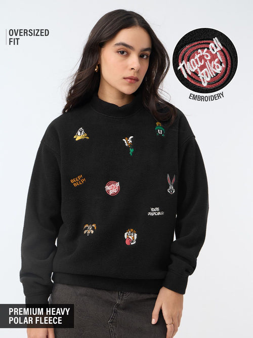 Looney Tunes: Toon Chaos Women Oversized Sweatshirts