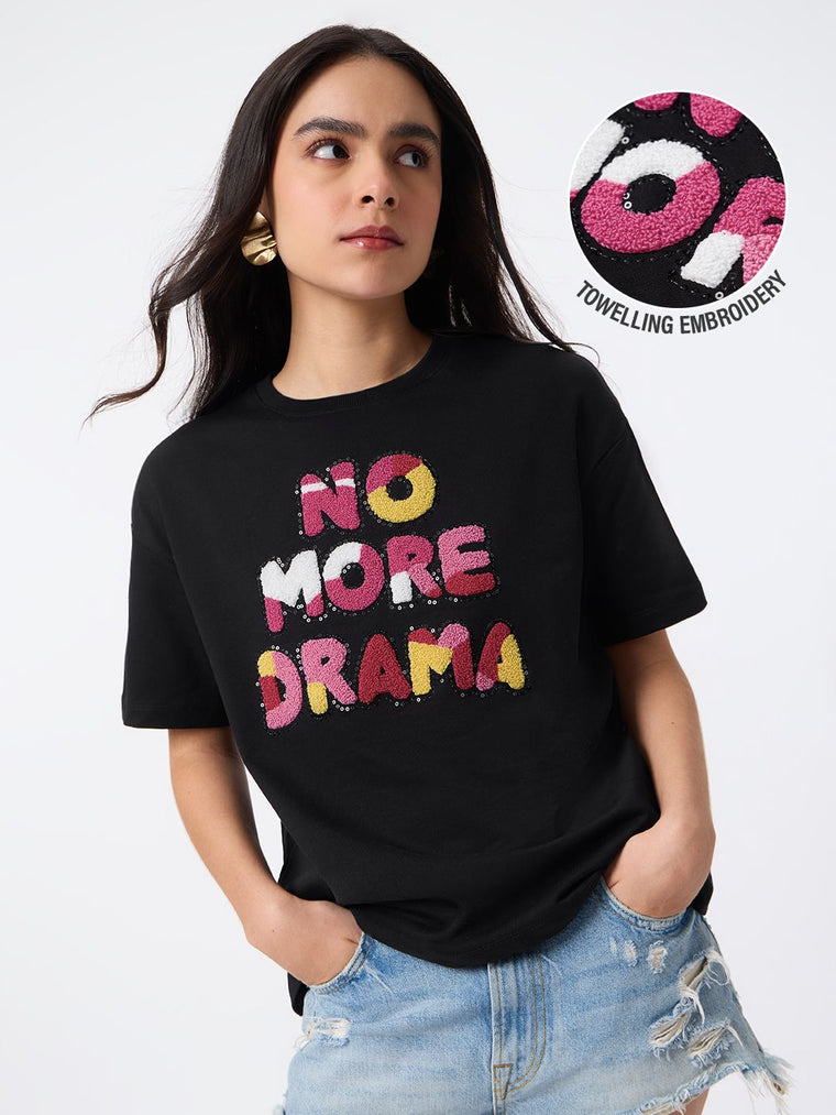 TSS Originals: No More Drama Women Oversized T-Shirts