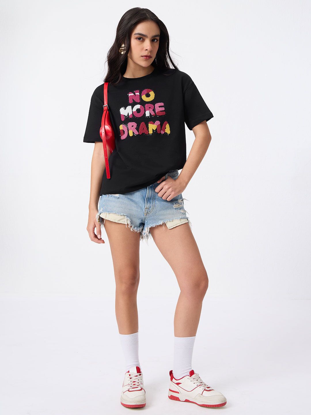TSS Originals: No More Drama Women Oversized T-Shirts