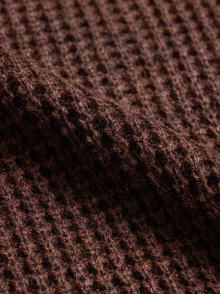Textured Flat Knit: Cedar Textured Polos