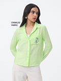 Textured Shirt: Lemonade Women Relaxed Shirts