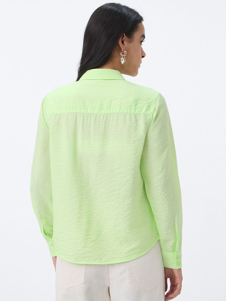 Textured Shirt: Lemonade Women Relaxed Shirts