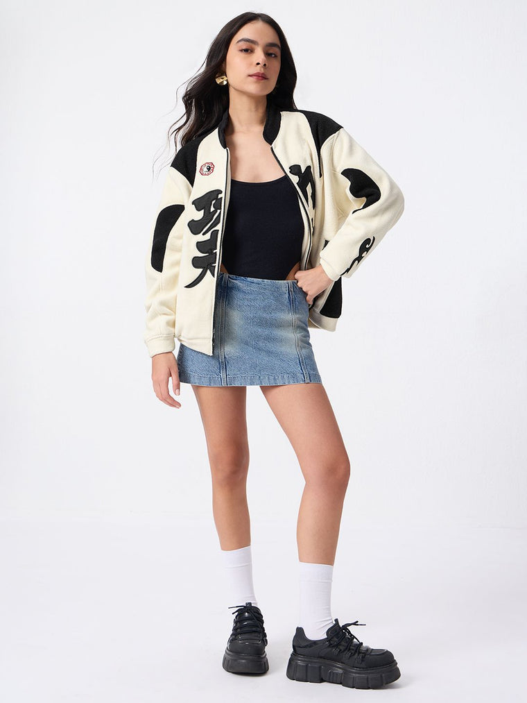 Kung Fu Panda: Racer Chi Women Oversized Jackets