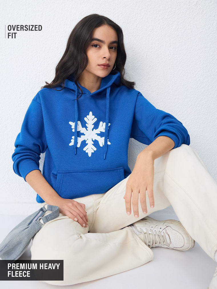 TSS Originals: Snowflake Women Oversized Hoodies