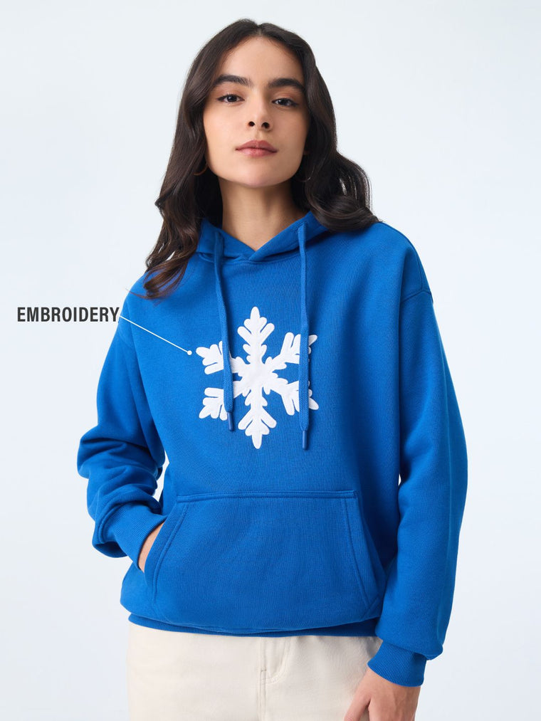 TSS Originals: Snowflake Women Oversized Hoodies