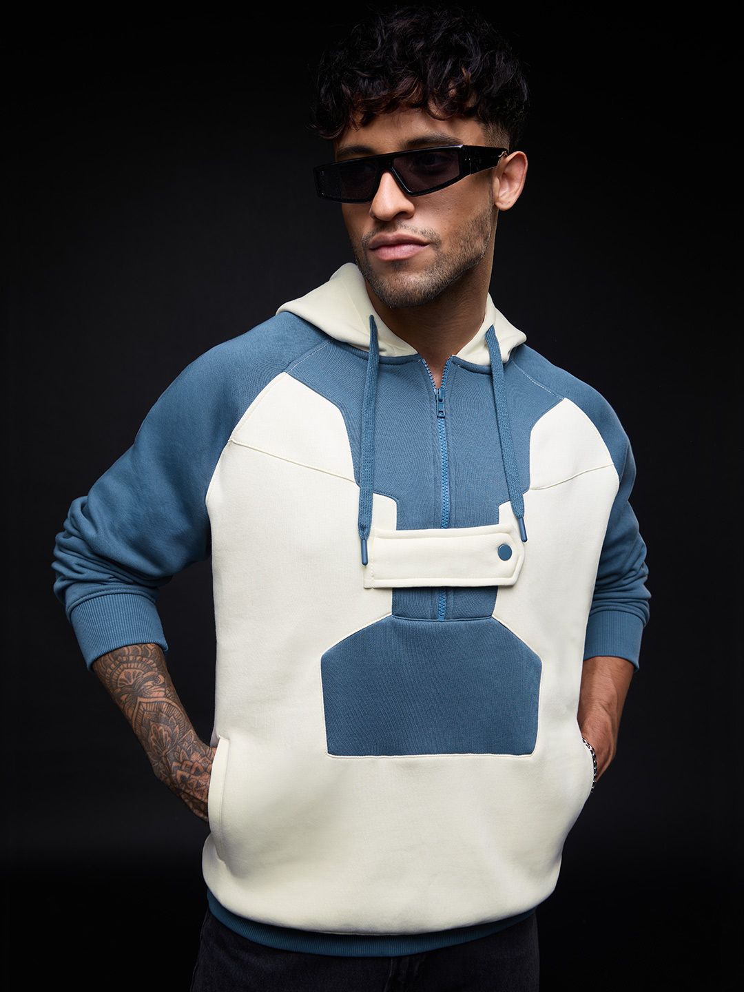 Oversized Hoodie: Lagoon Men Oversized Hoodies