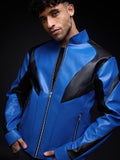 Biker Jacket: Blue Ranger Biker Jackets