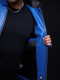 Biker Jacket: Blue Ranger Biker Jackets